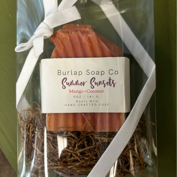 “Summer Sunset” Mango & Coconut Artisan Handcrafted Soap - Picture 3 of 3